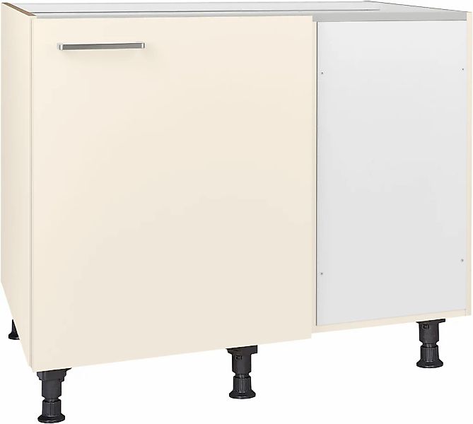 nobilia Eckunterschrank ""Touch", vormontiert" mit höhenverstellbaren Socke günstig online kaufen