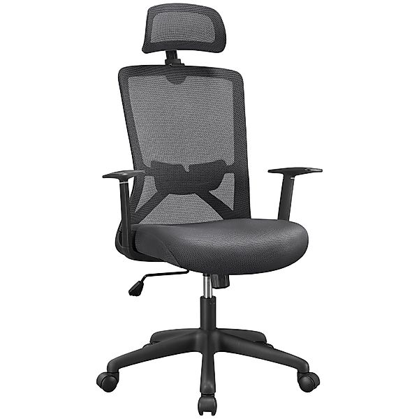 Yaheetech Drehstuhl, Bürostuhl mit Rollen Ergonomischer günstig online kaufen