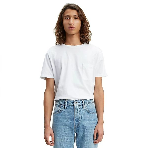 Levi´s ® Made&crafted Pocket Kurzarm T-shirt S Bright White günstig online kaufen