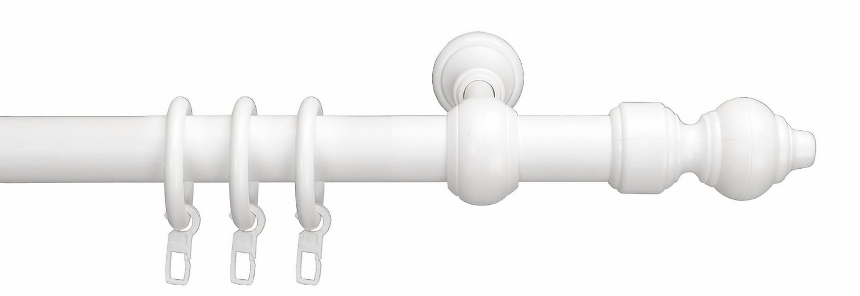 Liedeco Gardinenstange Thüringen, Ø 28 mm, 1-läufig, Fixmaß, verschraubt, K günstig online kaufen