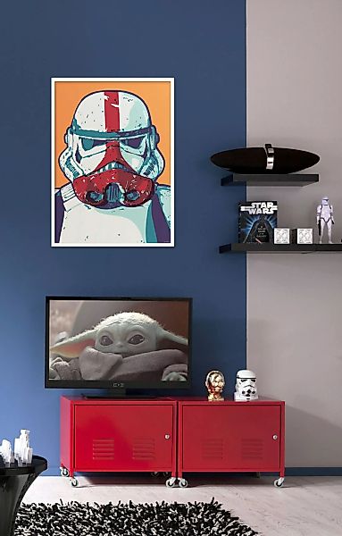 Komar Wandbild "Mandalorian Pop Art Stormtrooper", Disney-Star Wars, (1 St. günstig online kaufen