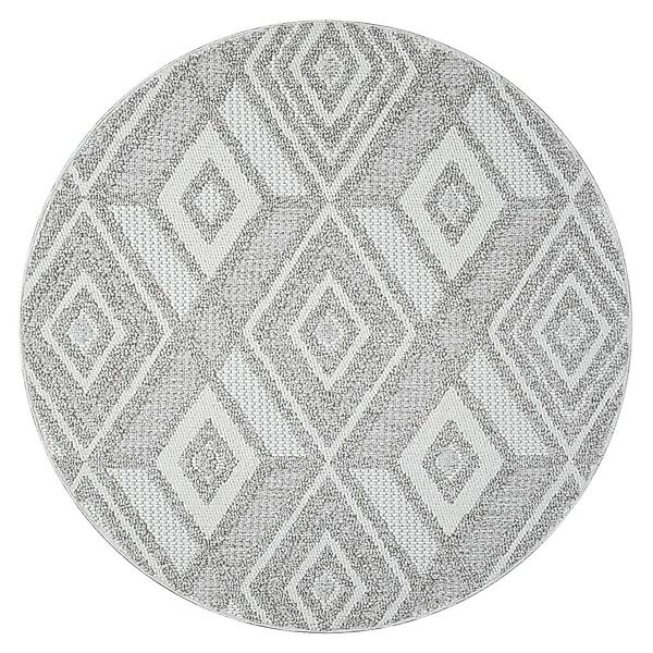 Carpet City Teppich »LINDO 8875«, rund, 11 mm Höhe, Kurzflor, Hochtief-Must günstig online kaufen