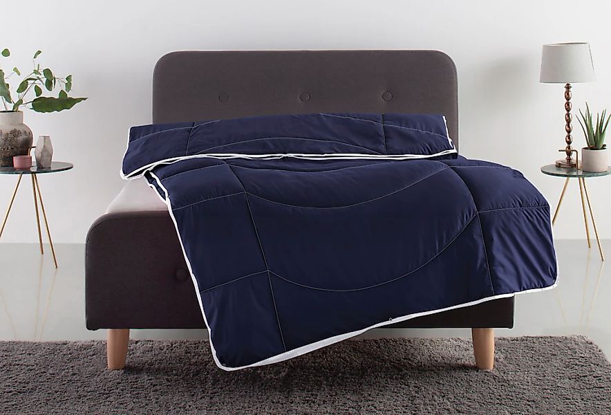 my home Microfaserbettdecke "Microlux, Bettdecke 135x200 cm, 155x220 cm, 20 günstig online kaufen