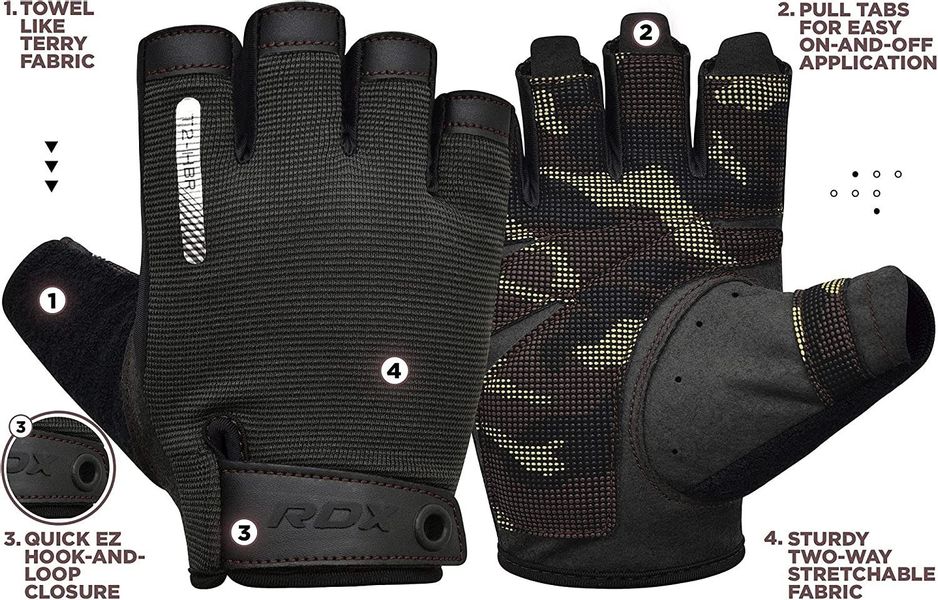 RDX Trainingshandschuhe RDX Gewichtheberhandschuhe, extra dehnbare günstig online kaufen