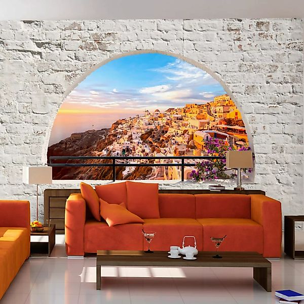 Selbstklebende Fototapete - Santorini günstig online kaufen
