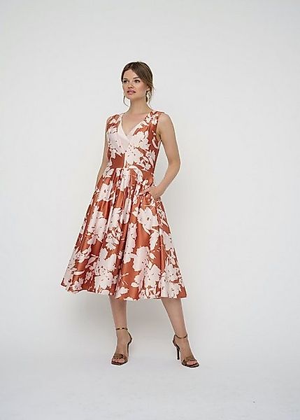 Kleo Abendkleid (1-tlg) Elegant schimmernder Satinstoff günstig online kaufen