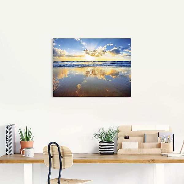 Artland Wandbild "Sonnenaufgang über dem Ozean", Himmel, (1 St.) günstig online kaufen