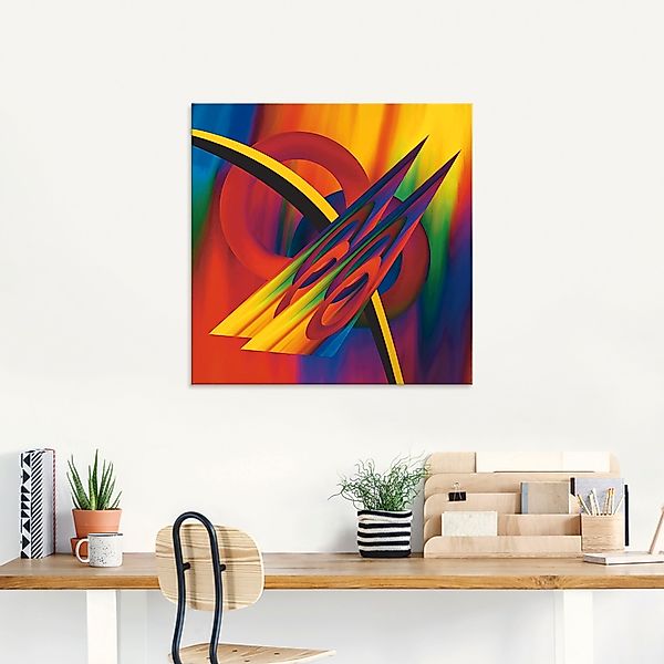 Artland Glasbild »Modern Bunt«, Muster, (1 St.), in verschiedenen Größen günstig online kaufen