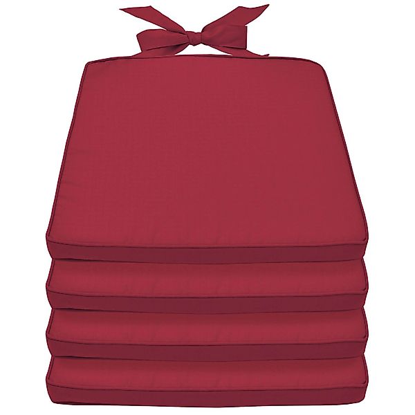 Beautissu Stuhlkissen Pia, 45x40x5cm, 4er Set günstig online kaufen