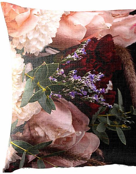 BIERBAUM Wendebettwäsche "Simon" 2 Stk. Mako-Satin, 100 % Baumwolle, mit Bl günstig online kaufen