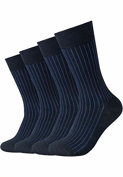 Camano Socken, (4er Pack), mit Rippstruktur günstig online kaufen