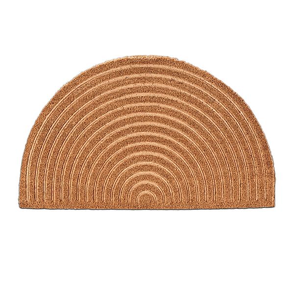 relaxdays Fußmatte Halbrunde Fußmatte Regenbogen, halbrund, günstig online kaufen
