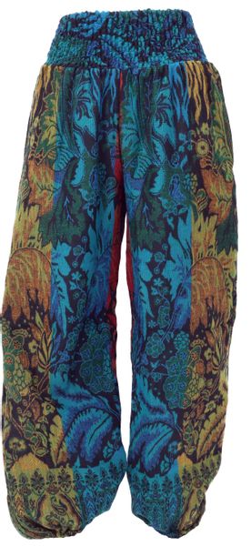 Guru-Shop Relaxhose Flauschige Boho Pluderhose, Wohlfühlhose günstig online kaufen