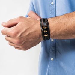 SERASAR Lederarmband Leder Herrenarmband "Glory" (Klassisch, günstig online kaufen