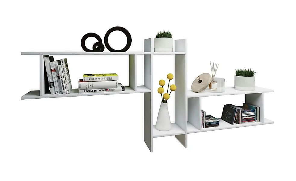 Wandregal  Sirola ¦ weiß ¦ Maße (cm): B: 188 H: 80 T: 19.7 Regale > Wandreg günstig online kaufen