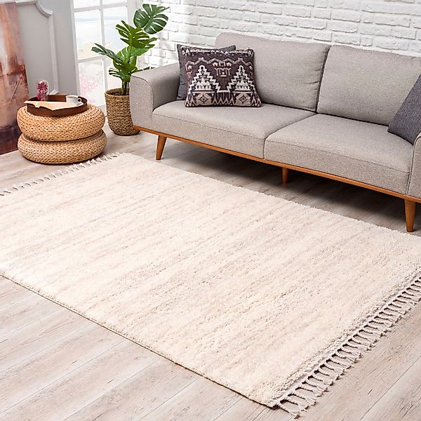 Carpet City Hochflor-Teppich Pulpy 524, rechteckig, günstig online kaufen