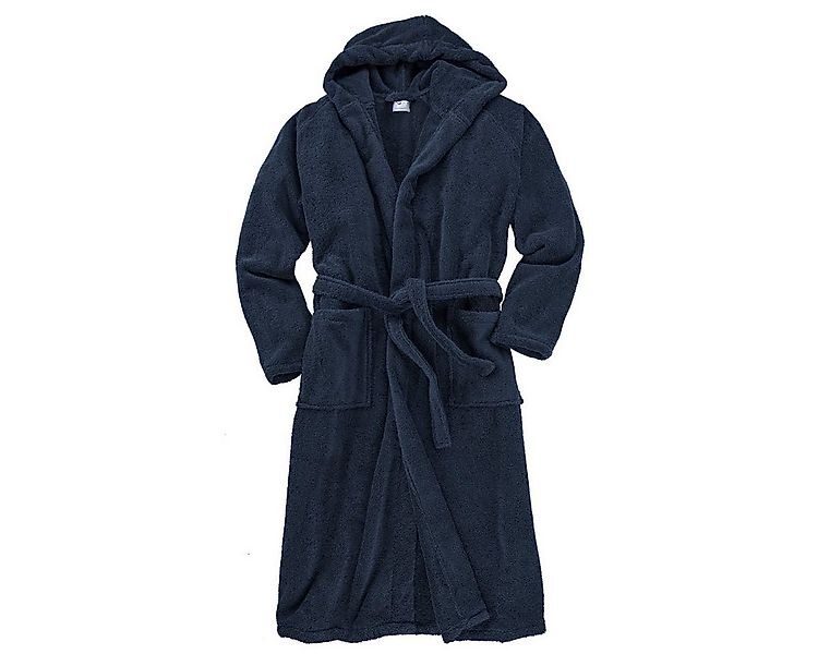 Floringo Herrenbademantel Floringo Kapuzen-Bademantel nachtblau große Größe günstig online kaufen