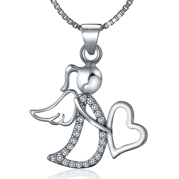 NAHLE Kette mit Anhänger Silberkette 925 Engel Silber Schutzengel (inklusiv günstig online kaufen