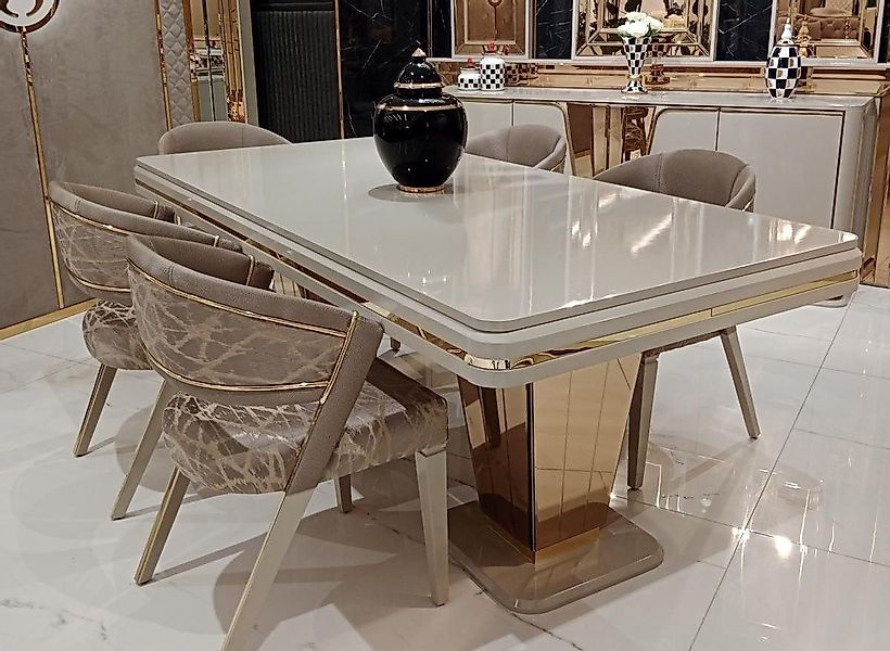 JVmoebel Esstisch Ausdrucksstarkes Tischdesign Elegantes Neu Moderne Design günstig online kaufen