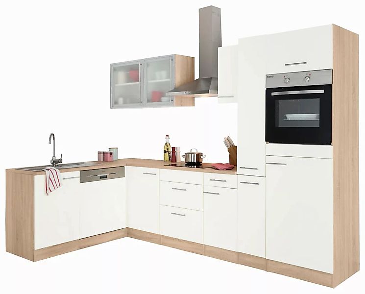 OPTIFIT Winkelküche "Kalmar", Stellbreite 300x175 cm, wahlweise mit E-Gerät günstig online kaufen