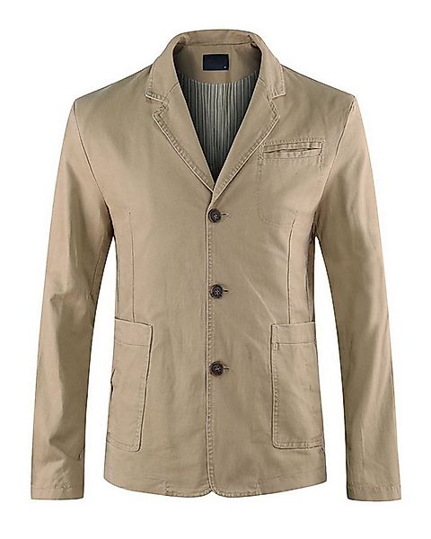 Allthemen Sakko Slim Fit Casual-Sakko im Used Look günstig online kaufen