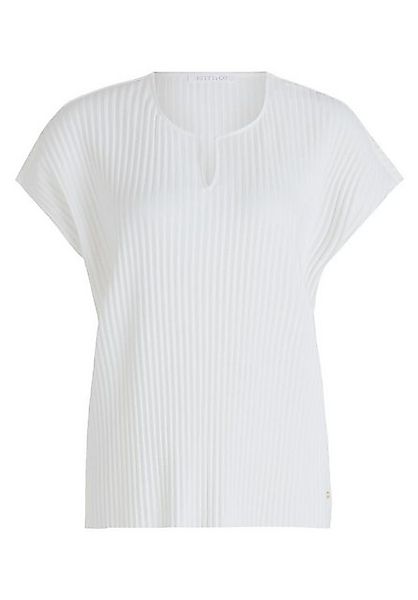 Betty&Co Kurzarmshirt "Betty & Co Kurzarm-Shirt mit Plissee", (1 tlg.), Pli günstig online kaufen