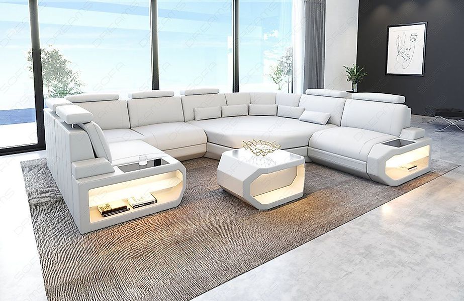 Sofa Dreams Wohnlandschaft Sofa Leder Asti günstig online kaufen