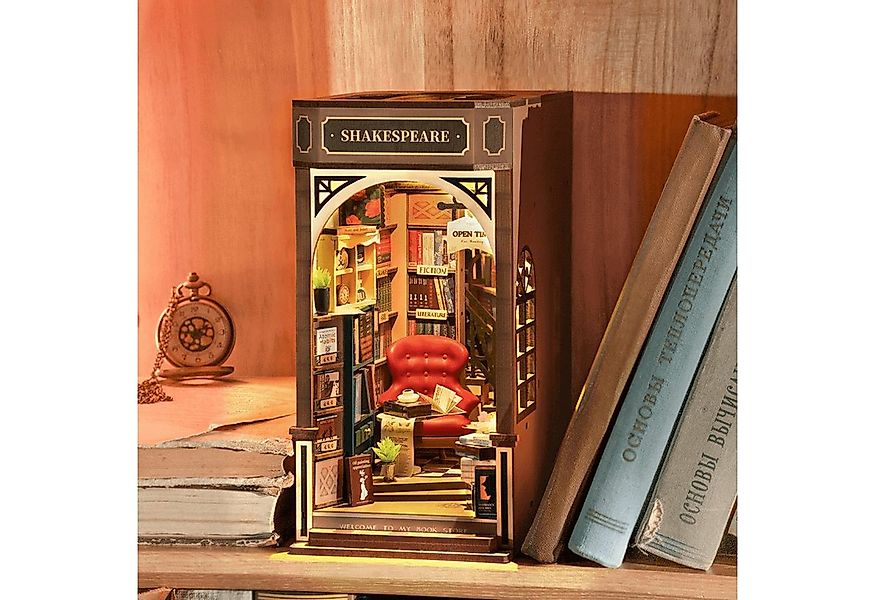 Robotime Buchstütze Robotime Bookstore, Rolife Diorama günstig online kaufen