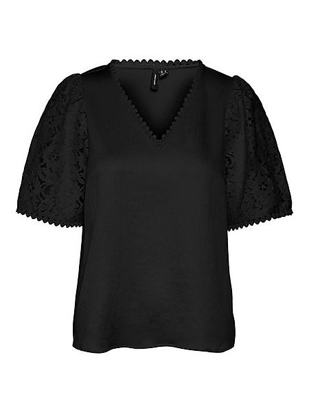 Vero Moda T-Shirt Pritti (1-tlg) Drapiert/gerafft günstig online kaufen