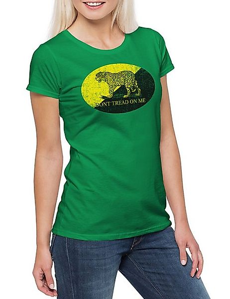 Urban Backwoods Print-Shirt Don't Tread On Me Jaguar Damen T-Shirt Gadsden günstig online kaufen