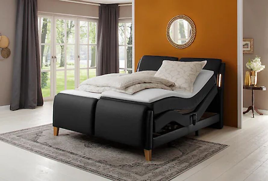 Home affaire Boxspringbett »Messina2« Liegekomfort elektrisch Verstellbar günstig online kaufen