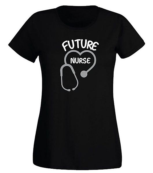 G-graphics T-Shirt Damen T-Shirt - Future Nurse Slim-fit, mit trendigem Fro günstig online kaufen