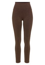 LASCANA Seamless Leggings mit goldenem Lurex günstig online kaufen