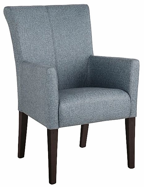 Home affaire "King" () Polsterstuhl, Armlehnstuhl, Gestell Massivholz günstig online kaufen