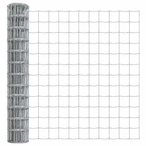 vidaXL Eurozaun 1,4 x 10 m PVC-beschichtetes Eisen 42004655 günstig online kaufen