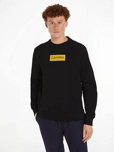 Calvin Klein Sweatshirt RAISED RUBBER LOGO SWEATSHIRT günstig online kaufen