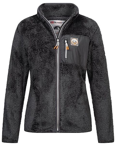 Geographical Norway Fleecejacke Damen Teddy Fleece Jacke Herbst Winter Jack günstig online kaufen