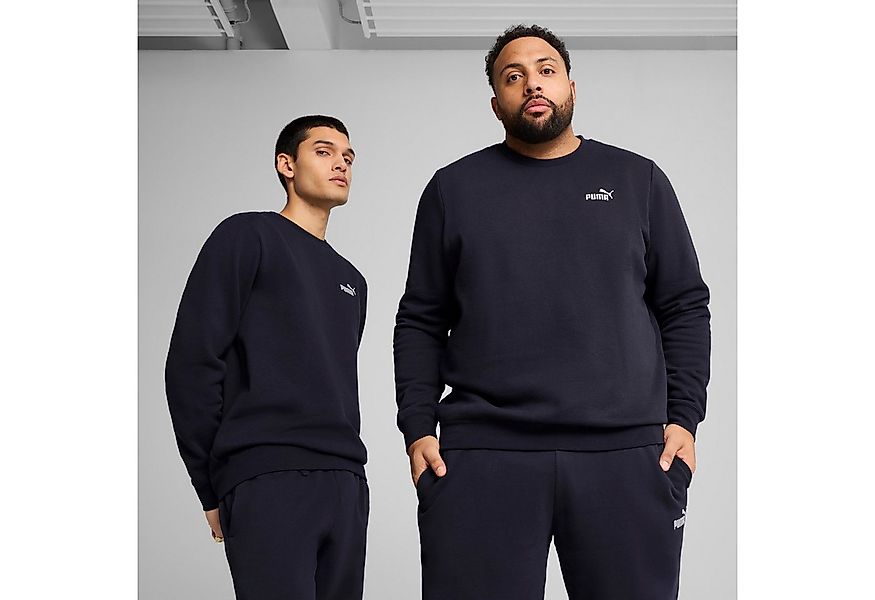 PUMA Langarmshirt "ESS SMALL NO. 1 LOGO CREW FL" Rundhalsausschnitt, aus Ba günstig online kaufen