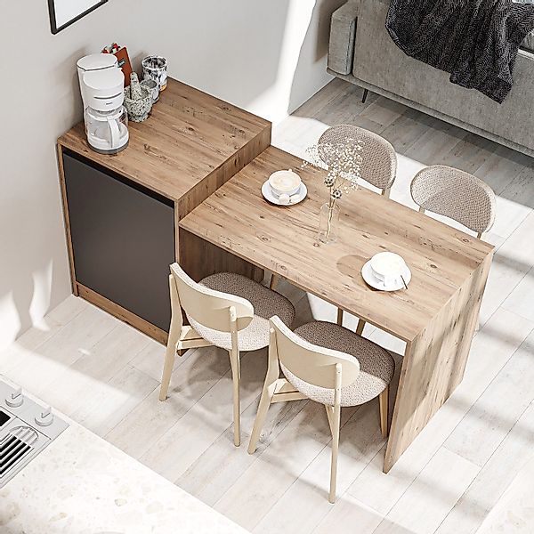 Roomart Küchentisch MILANO (Kücheninsel mit Esstisch, günstig online kaufen