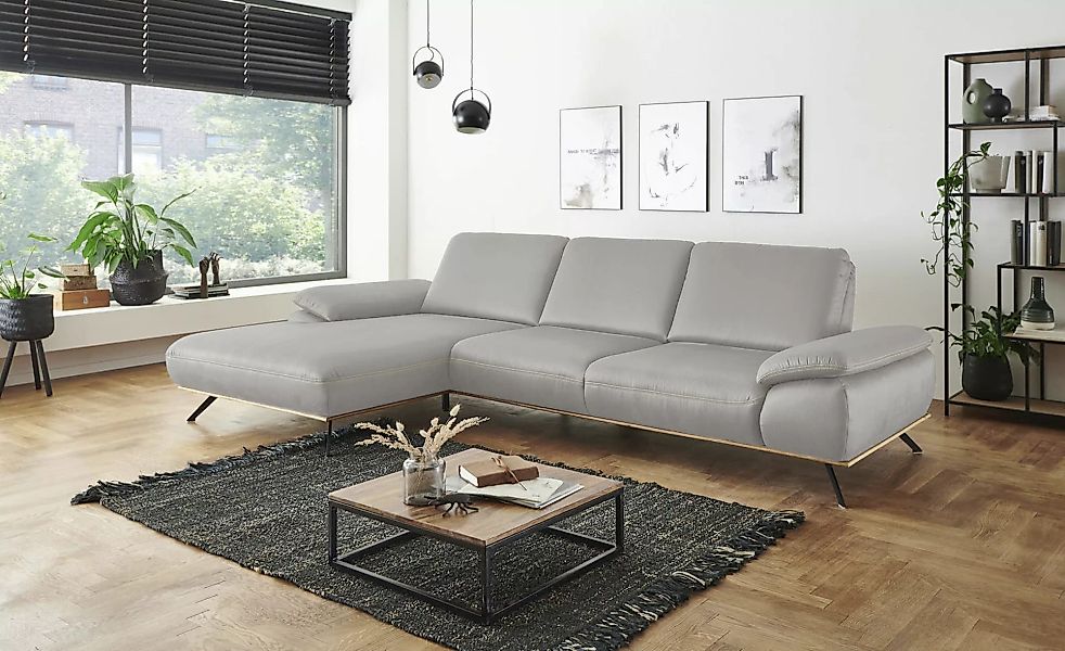 meinSofa Ecksofa  Fiona ¦ grau ¦ Maße (cm): B: 322 H: 89 T: 187.0 Polstermö günstig online kaufen