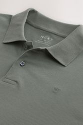 Next Langarm-Poloshirt Regular Fit Lärmeliges Pikee-Poloshirt günstig online kaufen