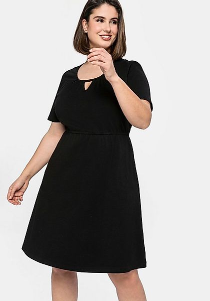 Sheego Jerseykleid Jerseykleid Kurzarm günstig online kaufen