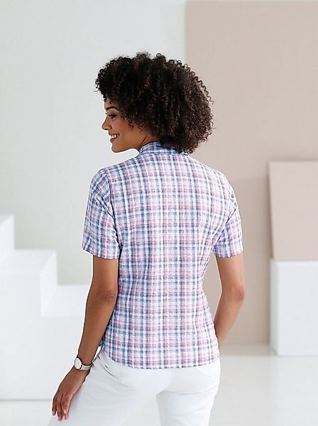 Sieh an! Klassische Bluse Bluse Kurzarm günstig online kaufen