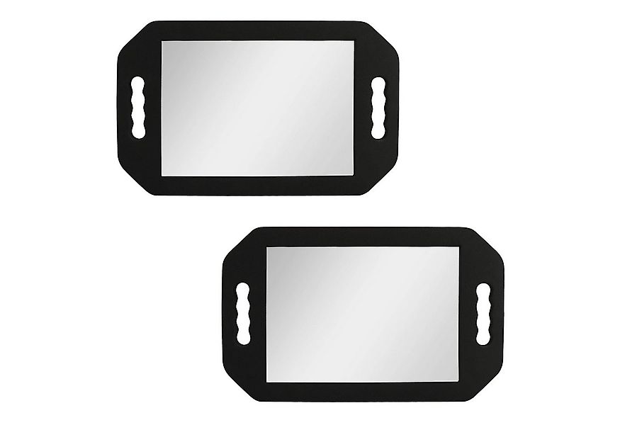 Kurtzy Kosmetikspiegel Handspiegel Set für Friseure, Barbiere und Salons (2 günstig online kaufen