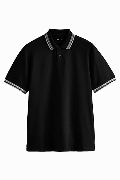 Next Poloshirt Pikee-Poloshirt im Regular Fit mit Kragenstreifen (1-tlg) günstig online kaufen