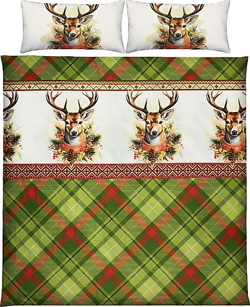REDBEST Bettwäsche Bettwäsche, Biber, Flanell Karo günstig online kaufen
