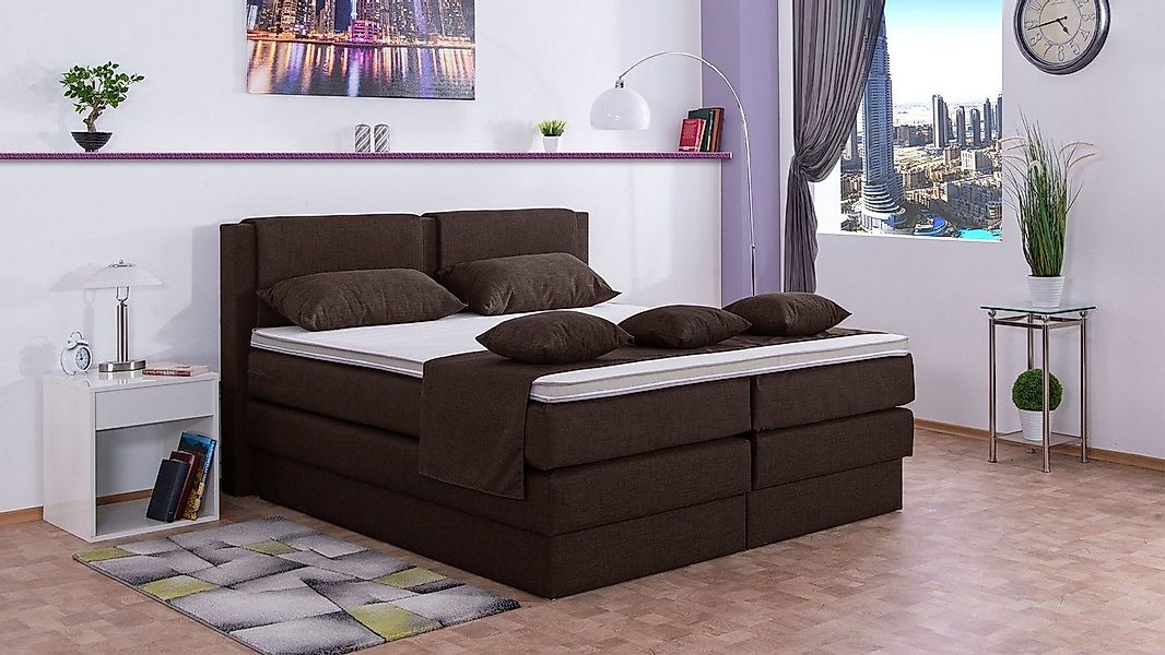 Meisterbetten Boxspringbett Dora (mit Bettkasten, 7-Zonen Taschenfederkernm günstig online kaufen