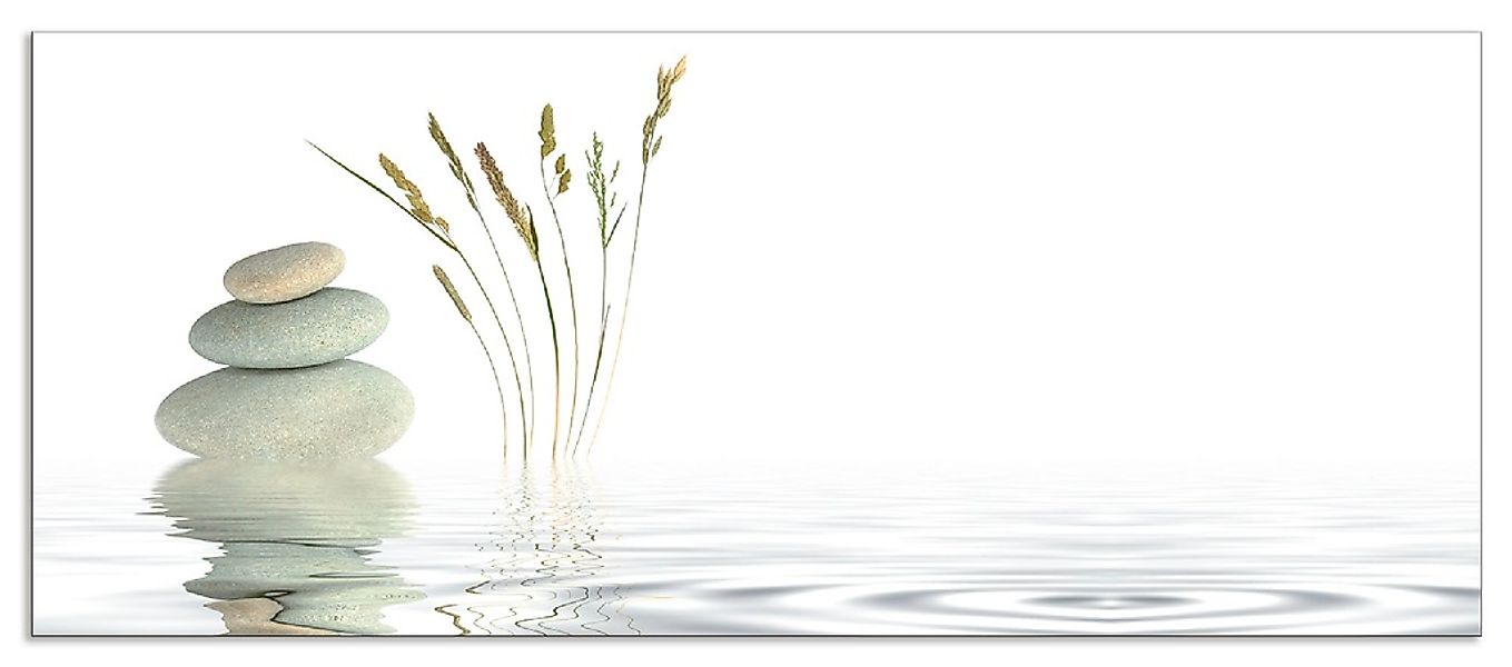 Artland Küchenrückwand "Zen Friede", (1 tlg.), Alu Spritzschutz mit Klebeba günstig online kaufen