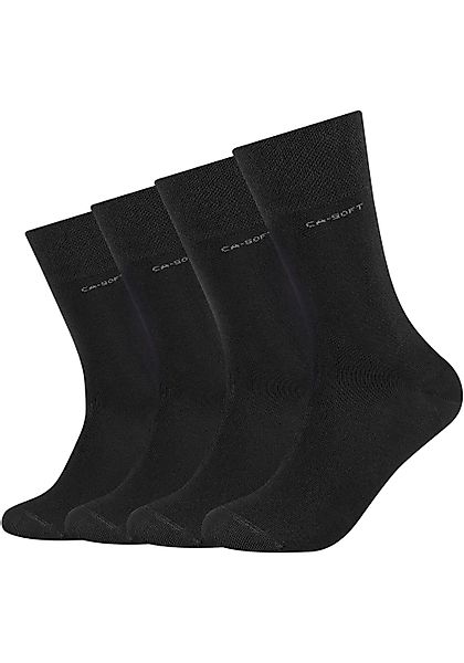 Camano Socken "ca-soft" 4 Stk. tlg. mit verstärktem Fersen- und Zehenbereic günstig online kaufen