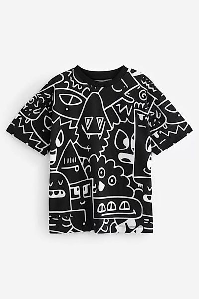 Next T-Shirt Lizenziertes T-Shirt, Doodle Boy (1-tlg) günstig online kaufen